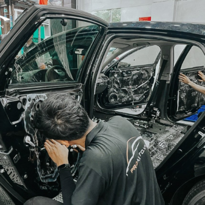 Kinh nghiệm dán cách âm chống ồn xe Mitsubishi Xpander chính hãng