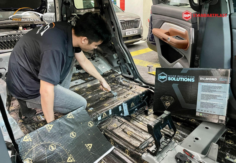 Kinh nghiệm lựa chọn vật liệu cách âm chống ồn xe Volkswagen Viloran