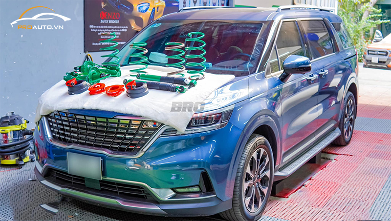 Kinh nghiệm nâng gầm Kia Carnival chất lượng