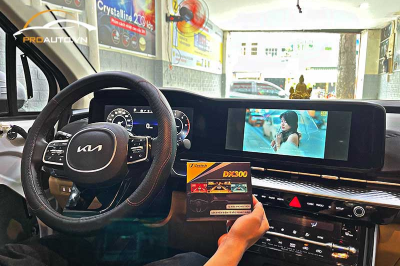 Lắp Android Box cho xe Kia Carnival