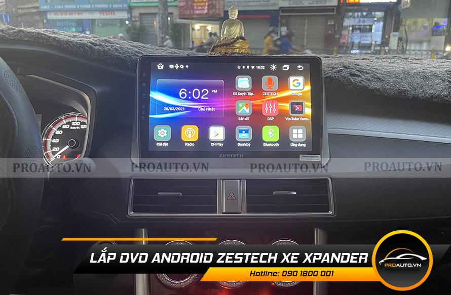 Lắp màn hình dvd android xe ô tô tại nhà