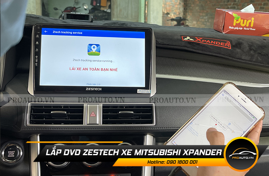 Màn hình android cho xe Xpander