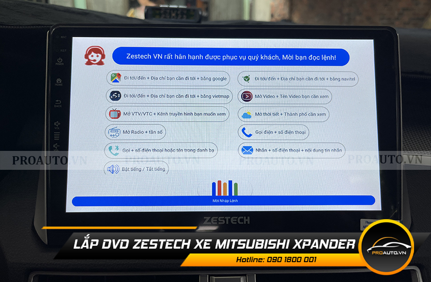 Màn hình android cho xe Xpander