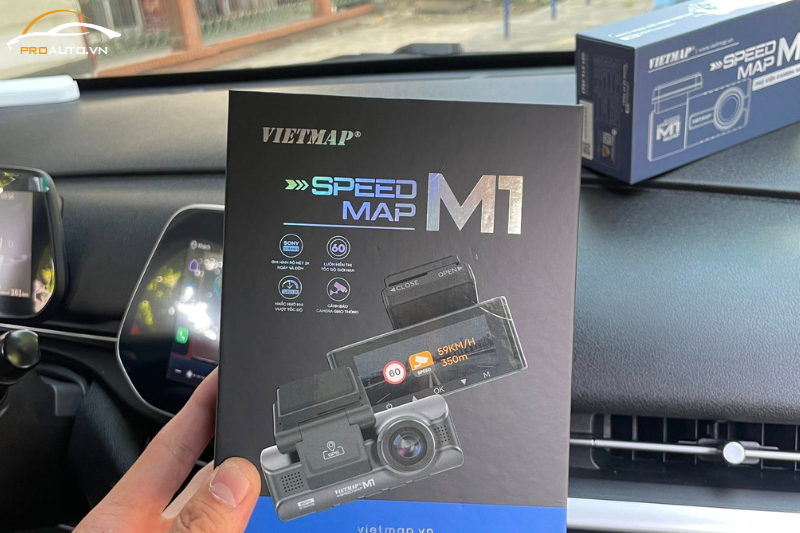 Lắp Vietmap SpeedMap M1 an toàn tiện lợi