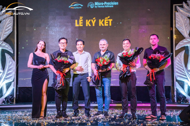 Lễ ký kết thương hiệu âm thanh Micro-Precision và PROAUTO.VN