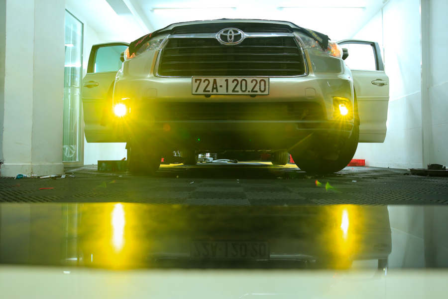 Nâng cấp Độ Đèn Bi Gầm Aozoom Eagle Xe Highlander