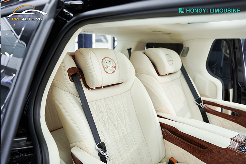 Limousine Crystal 4.0 PRO với thiết kế dây an toàn chắc chắn