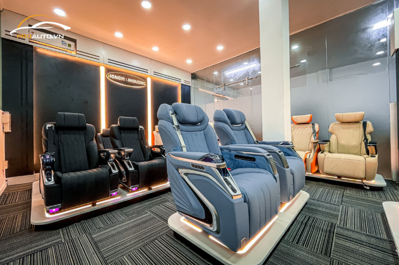 Limousine Hongyi là thương hiệu ghế Limousine đầu tiên tại Việt Nam