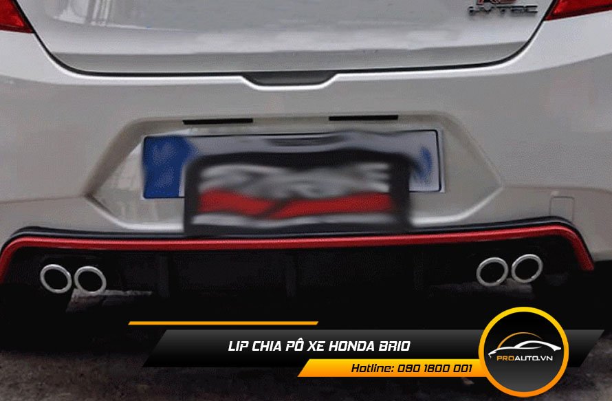 Lip chia pô xe Honda Brio
