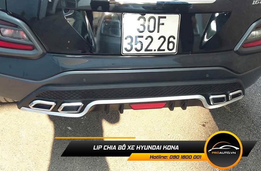 Lip chia pô xe Hyundai Kona