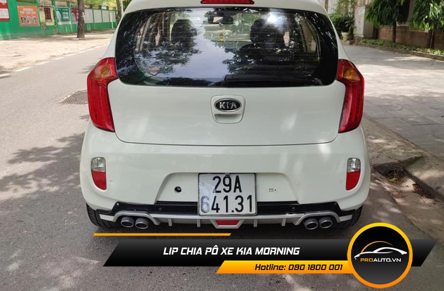 Lip chia pô xe Kia Morning