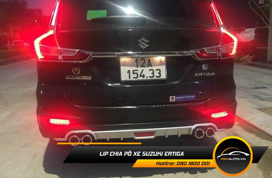 Lip chia pô xe Suzuki Ertiga