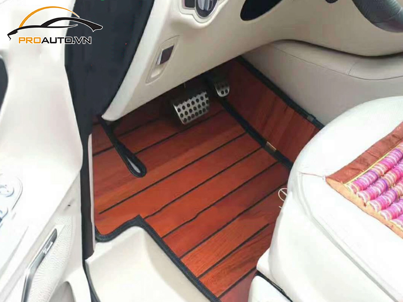 Lót sàn gỗ xe Mercedes V250 - Ảnh 7