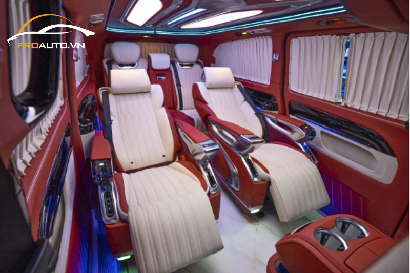 Lưu ý khi độ ghế Limousine Mercedes V250