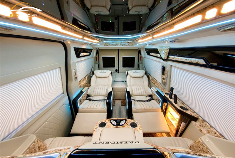 Lưu ý khi độ ghế Limousine xe Ford Transit