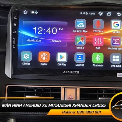 man hinh android xe mitsubishi xpander cross 1