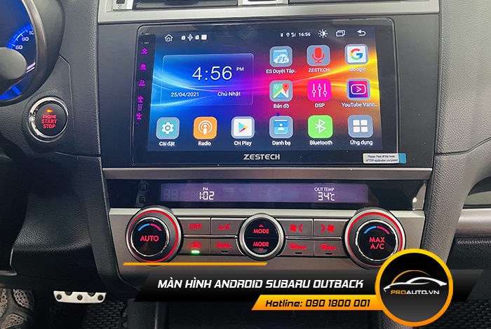 man hinh android xe subaru outback