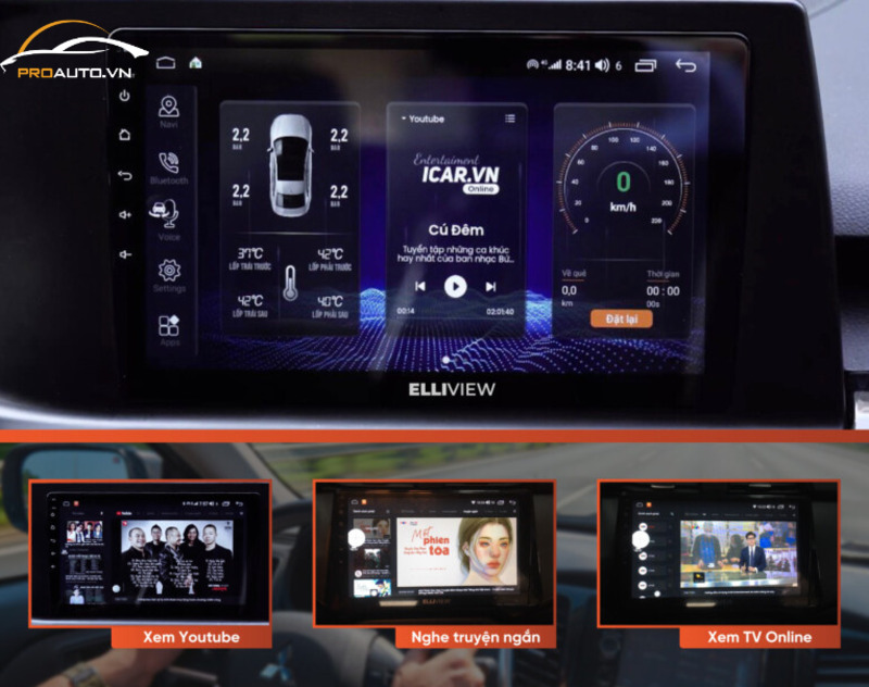 Màn hình DVD tích hợp nhiều tính năng