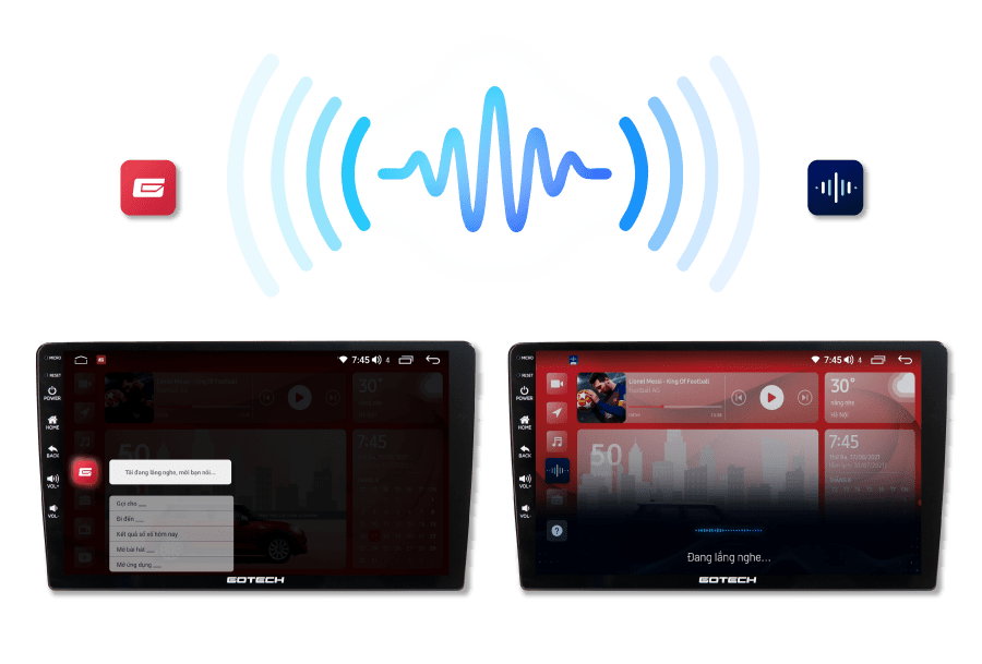 Ra lệnh thông qua giọng nói