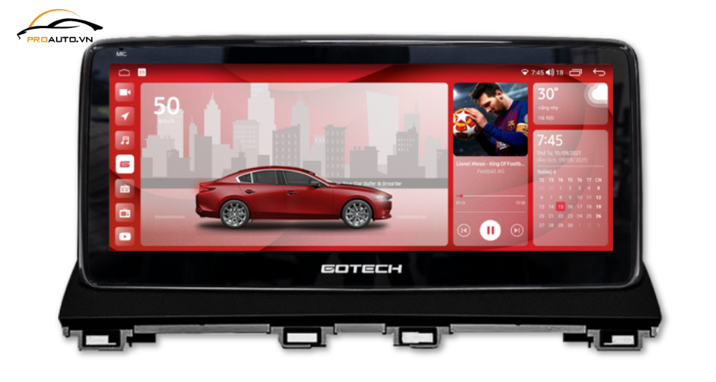 Màn hình Gotech GT Mazda Pro cho xe Mazda 3