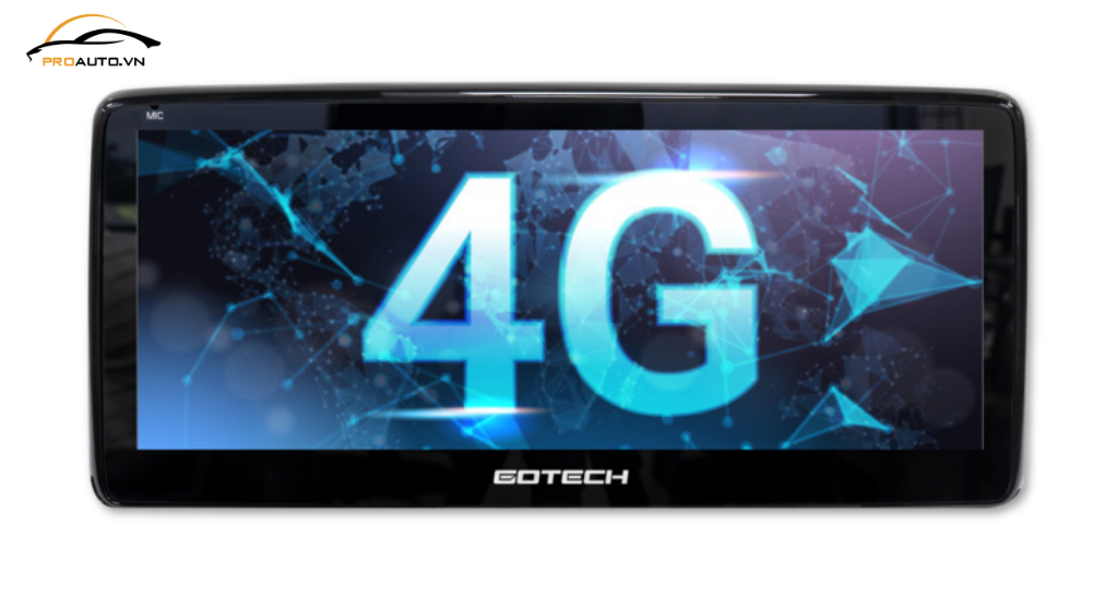 Màn hình Gotech GT Mazda Pro cung cấp khả năng kết nối internet thông qua sim 4G tốc độ cao