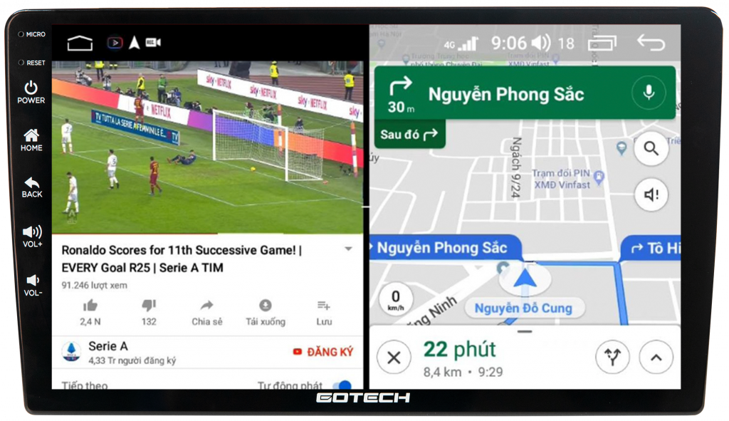 Mở đa nhiệm ứng dụng, nhân đôi trải nghiệm