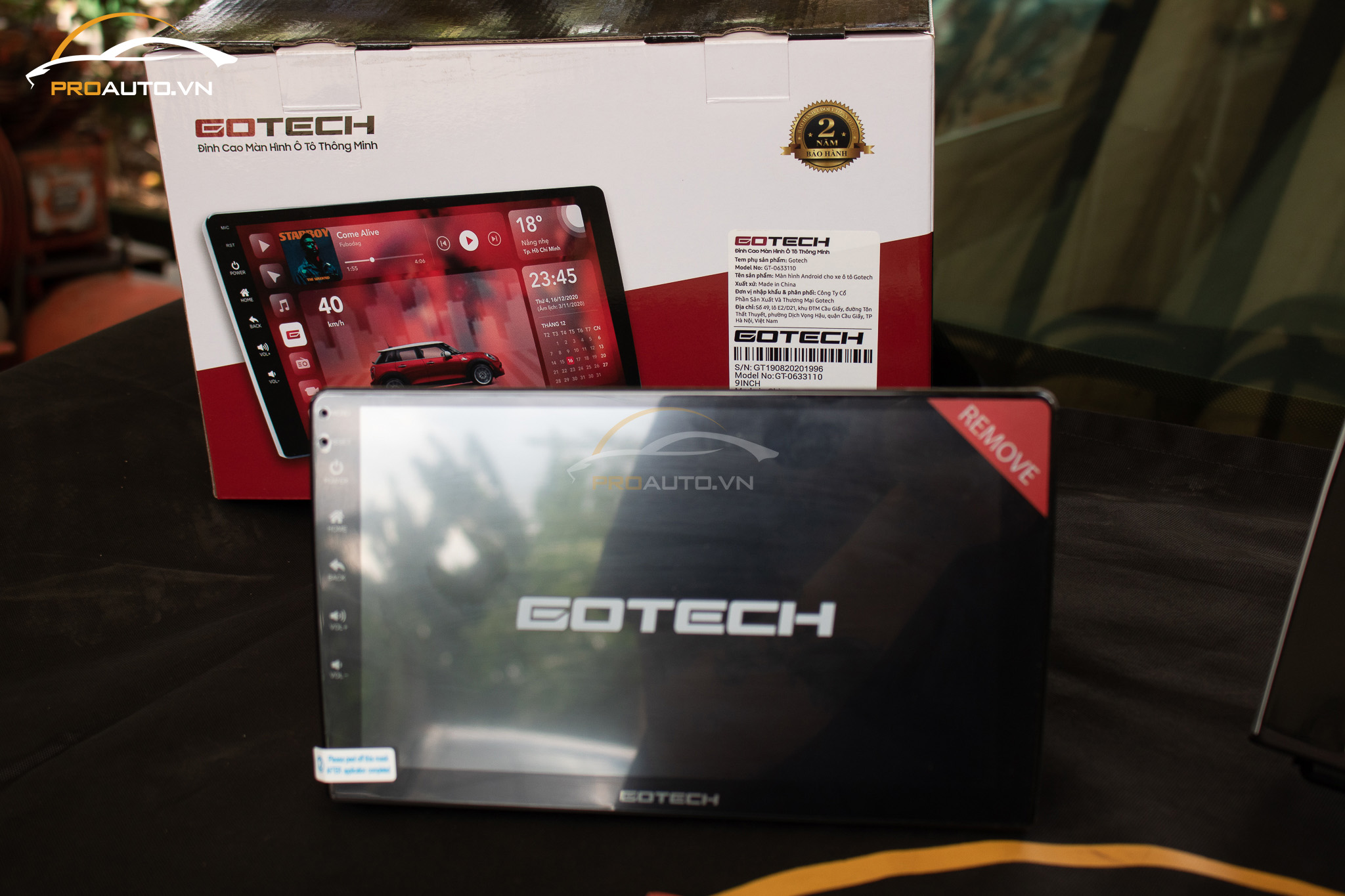 Thi công lắp màn hình Android tại ProAuto.vn