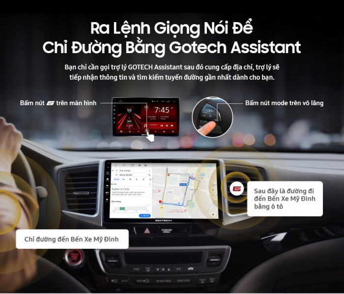 man hinh gotech8 ho tro ra lenh giong noi bang gotech asistant 700x598 1