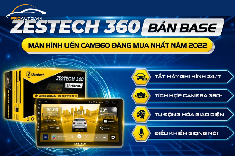 Màn hình ô tô Zestech 360 Base