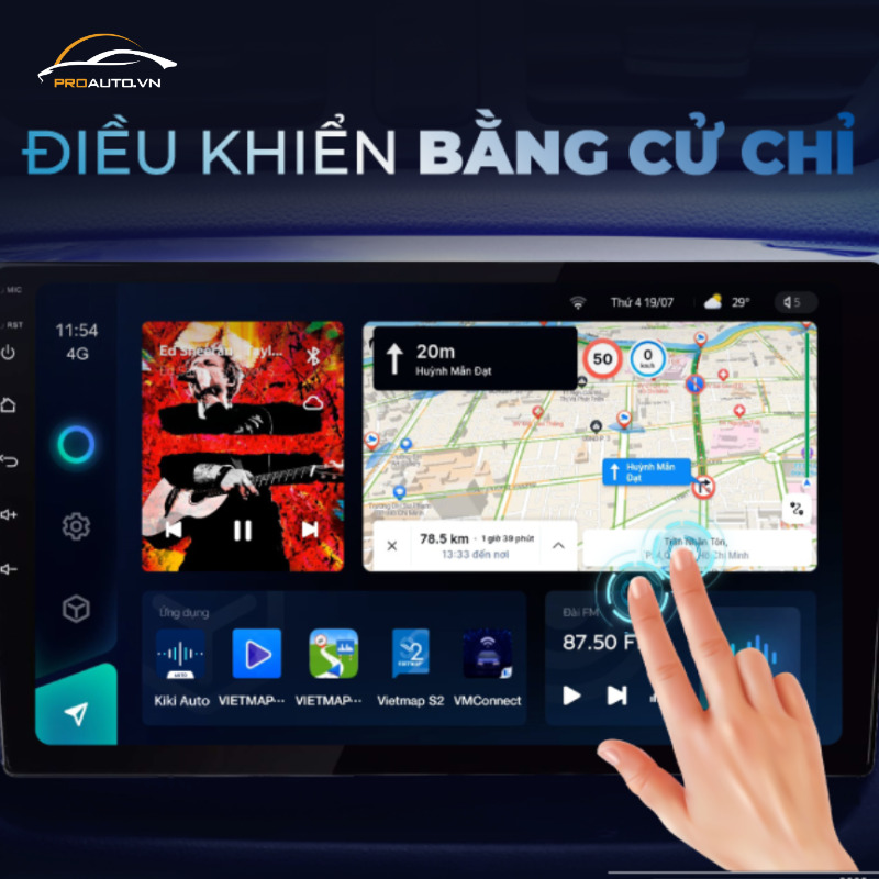 Màn hình Teyes - Cấu hình mạnh mẽ, thao tác mượt mà