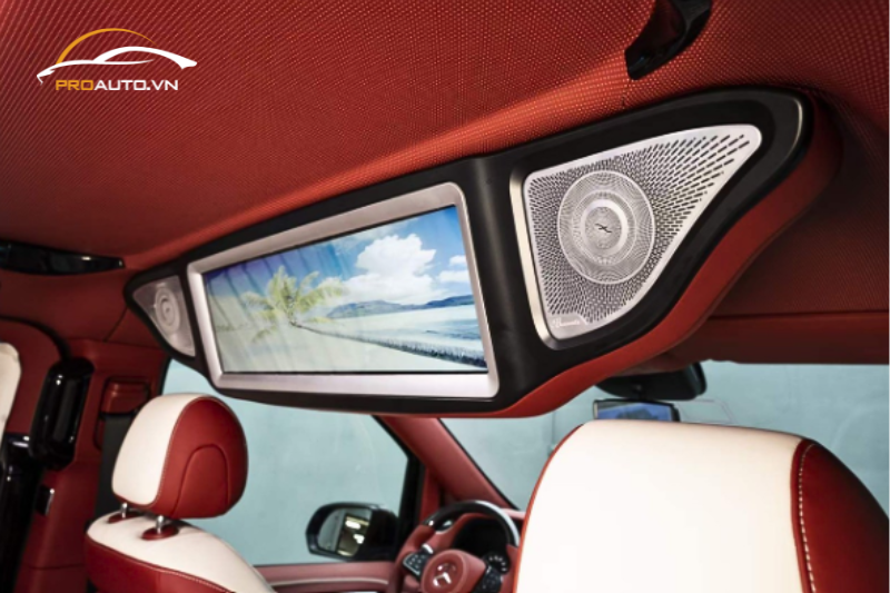 Màn hình tivi cho xe Mercedes V250