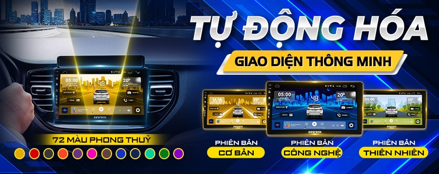 Tự động hoá giao diện với 72 màu phong thuỷ 