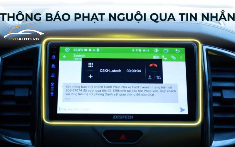 Chức năng thông báo phạt nguội