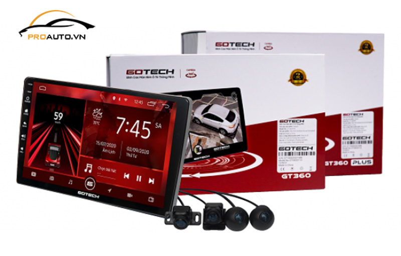 Mang lại góc nhìn toàn cảnh với Camera 360 độ của màn hình Android Gotech GT 2K PRO 360