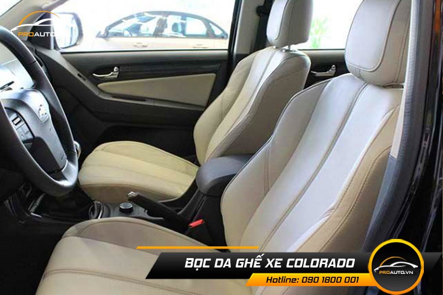 Cách bọc ghế da xe ô tô Colorado