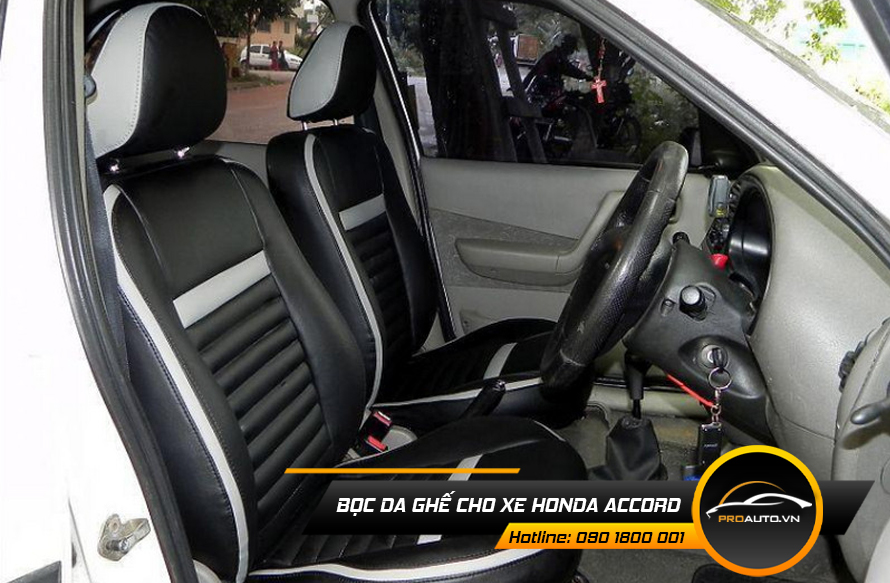 Cách bọc ghế da xe ô tô Accord
