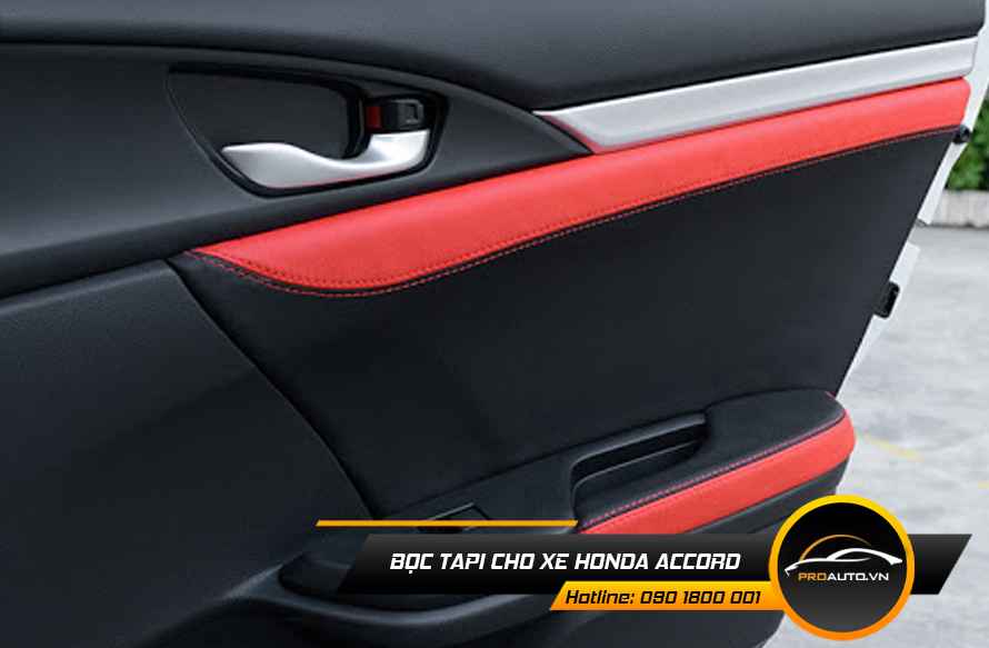 Bọc da tapi cửa xe Accord