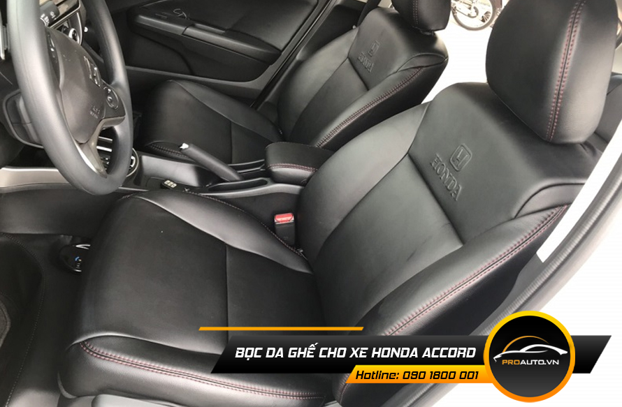 Bọc da ghế Honda Accord theo màu nội thất xe