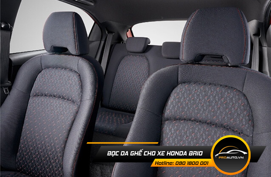Kinh nghiệm bọc ghế da ô tô Honda Brio