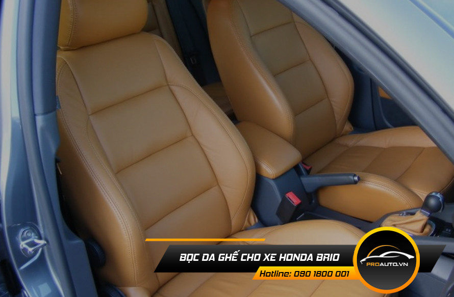 Cách bảo dưỡng ghế da xe hơi Brio
