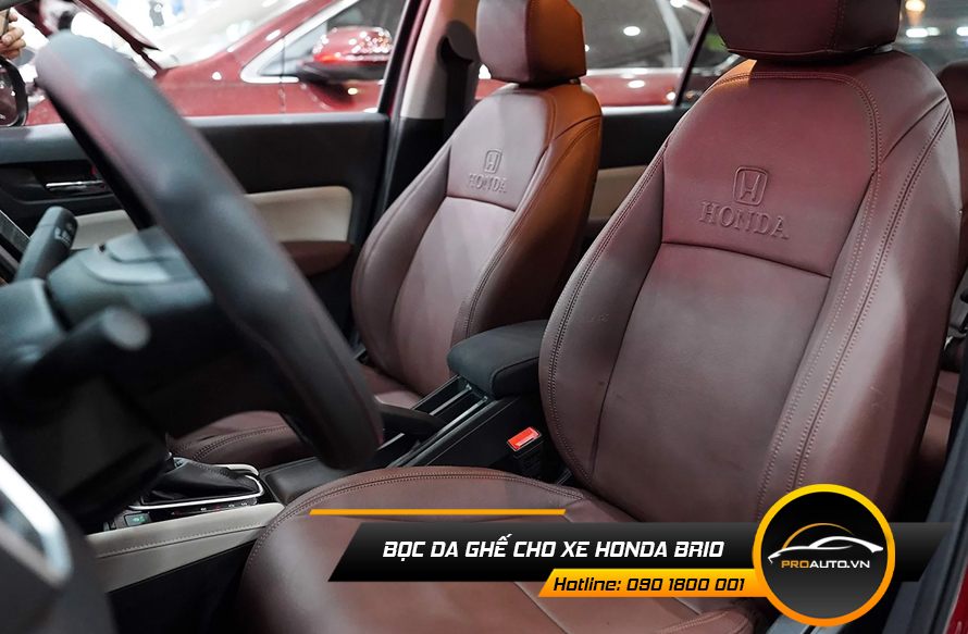 Cách bọc ghế da xe ô tô Brio