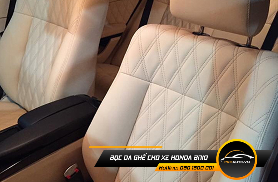 Các loại da bọc ghế ô tô Honda Brio