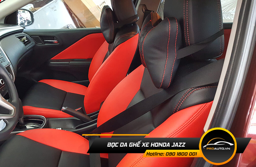 Chọn màu sắc bọc ghế da xe hơi Honda Jazz