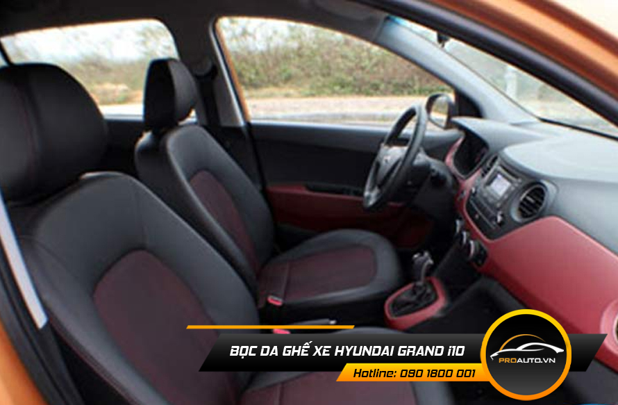 Kinh nghiệm bọc ghế da ô tô Hyundai Grand i10