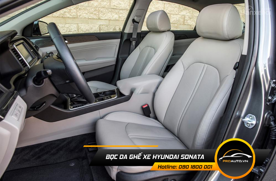 Cách bọc ghế da xe ô tô Sonata