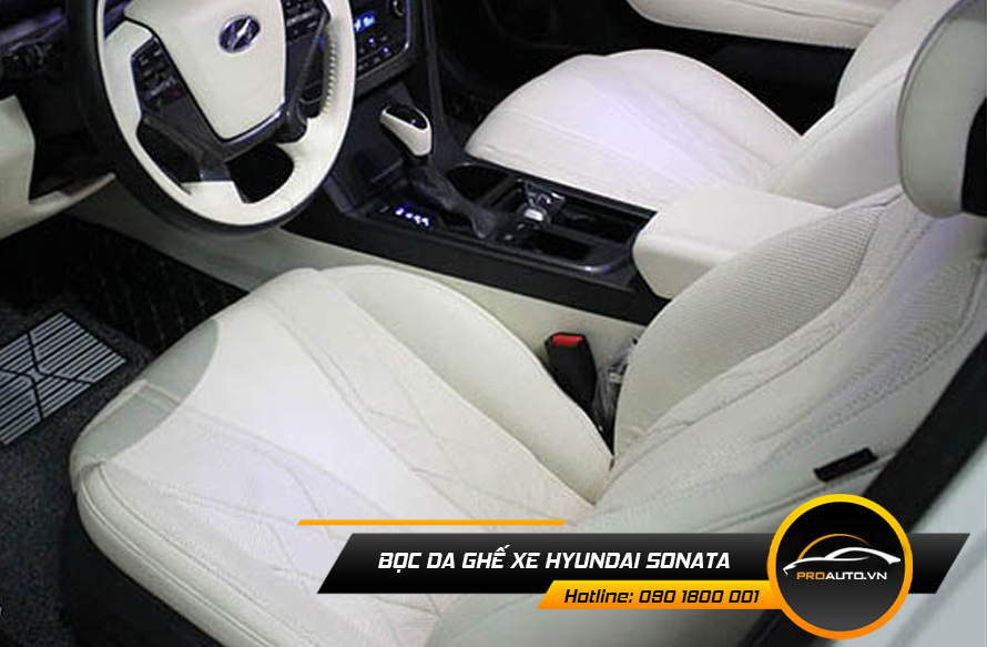 Cách bảo dưỡng ghế da xe hơi Sonata