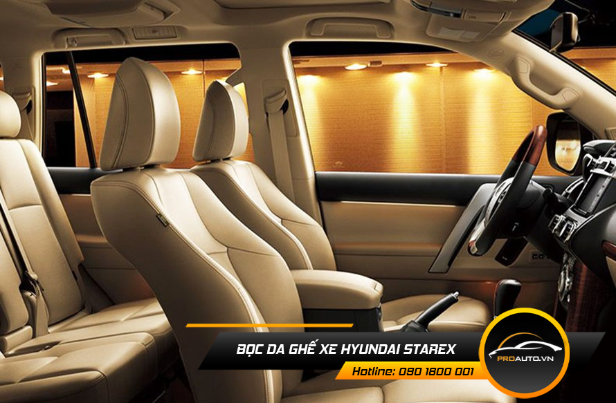 Tại sao phải bọc ghế da Hyundai Starex