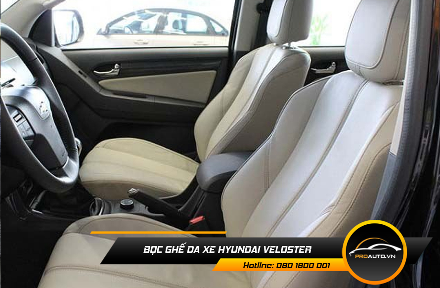 Bọc ghế da Hyundai Veloster theo màu nội thất