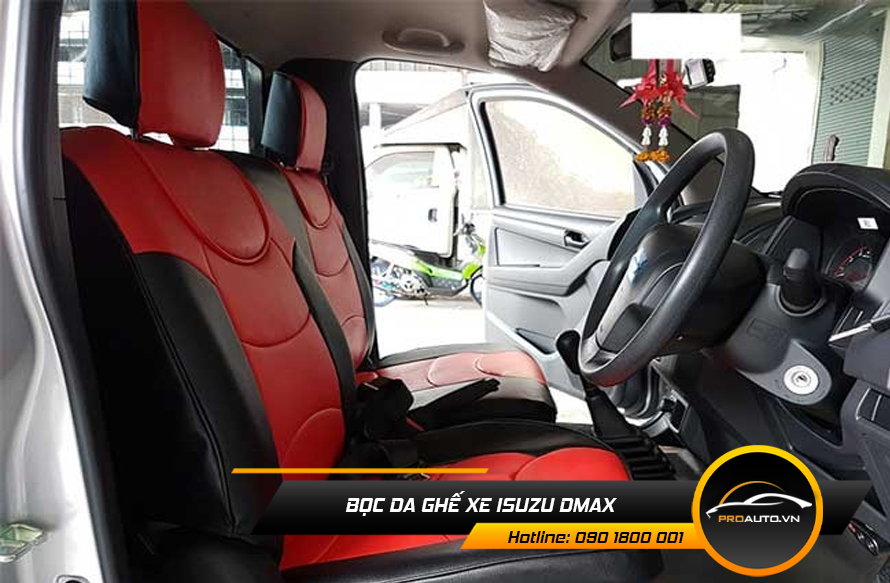 Kinh nghiệm bọc ghế da xe Isuzu Dmax