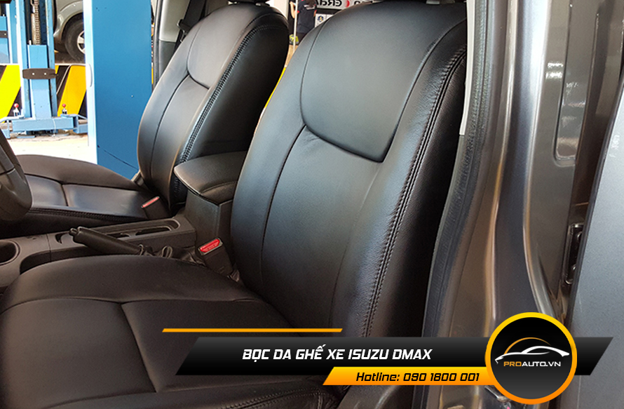 Cách bảo dưỡng ghế da xe hơi Isuzu Dmax